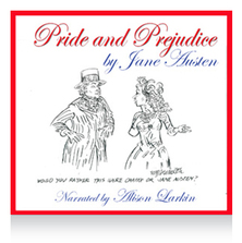 Pride and Prejudice audiobook version cover