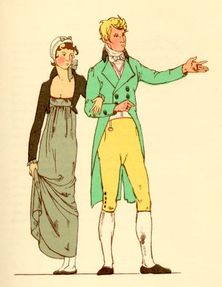 Illustration of Regency costume